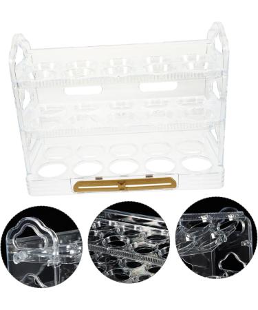 Healeved Container Holder Storage Fridge Tray Refrigerator Flipped Preservation Shop Household Home Transparent 25.5X20X10CM - Buy Online on GoSupps.com