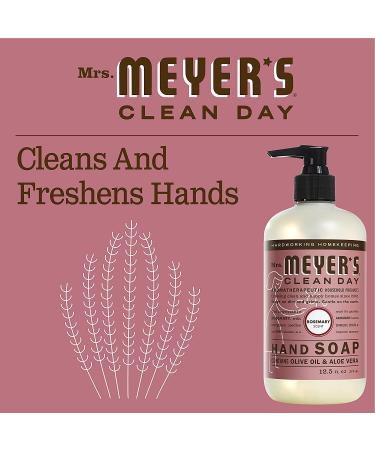 MRS. MEYER'S CLEAN DAY Liquid Hand Soap Variety Pack - Rosemary, Geranium, Honeysuckle - 12.5 OZ - 3 Count - Buy Online on GoSupps.com