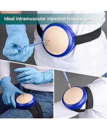Intramuscular Injection Training Pad | Practice Kit for Nurses & Medical Students | Wearable Blue Pad for Medical Education - Buy Online on GoSupps.com