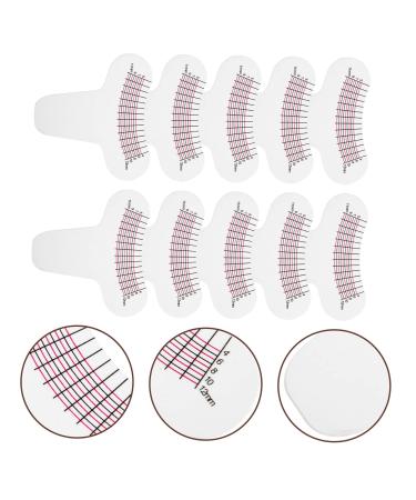 30 Pcs Paper Eyelash Measuring Rulers - Precision Lash Curling Degree & Length Tool - Assorted Colors - Perfect for Eyelash Extensions - Buy Online on GoSupps.com