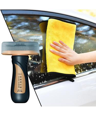 Shakven Glass Cleaning Board For Windshield 100ml Glass Oil Film Wiper Outdoor Window Cleaner 2 In 1 Oil Film Cleaning Agent Car Windshield Cleaner For Bird Droppings Oil Removal Film - Buy Online on GoSupps.com