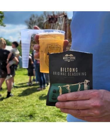 Made For Drink Biltong Original Seasoning - Premium Bar Snacks Made For Beer Keto Friendly 100% Grass Fed Irish Beef Free From 14 Major Allergens We Are 100% Carbon Neutral - 6 x 30g Gift Set Biltong | 6 x 30g Gift Set - Buy Online on GoSupps.com
