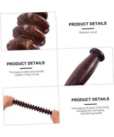 Lurrose Wenge Manual Massage Cycle Tab | Body Massager & Yoga Bike - International Shipping - Buy Online on GoSupps.com