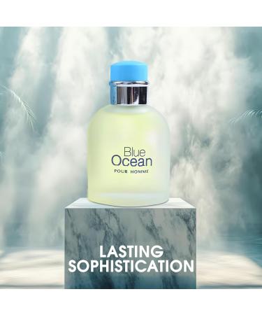 Blue Ocean Men Cologne Fresh Scent Eau De Toilette Spray Fragrance For Men Long-Lasting Cologne Choice For Daily Wear Elegant 100ml Bottle - Buy Online on GoSupps.com