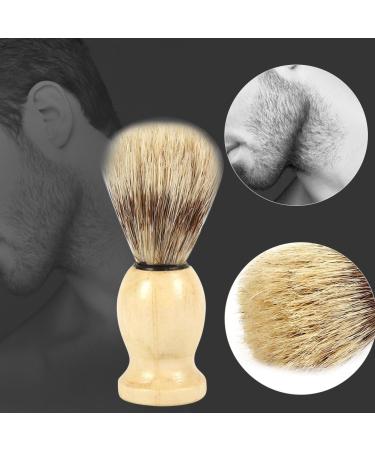 Gientan Shaving Brush for Men | Wooden Handle Facial Hair Shaving Tool | Premium Cosmetic Tool - International Shipping Available - Buy Online on GoSupps.com