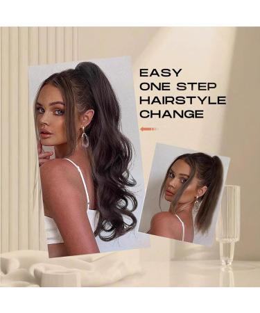 Traziewell Blonde Hair Piece Ponytail Extension for Women Long Curly Wavy Hair Extensions Synthetic Hair Extension for Daily Use Hairpieces 0708 FH000708 One Size - Buy Online on GoSupps.com
