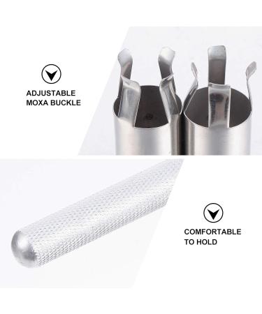 HOMSFOU Moxa Stick Holder Set - Handheld Moxibustion Tool & Moxa Clip for Effective Acupuncture Therapy - International Shipping Available - Buy Online on GoSupps.com