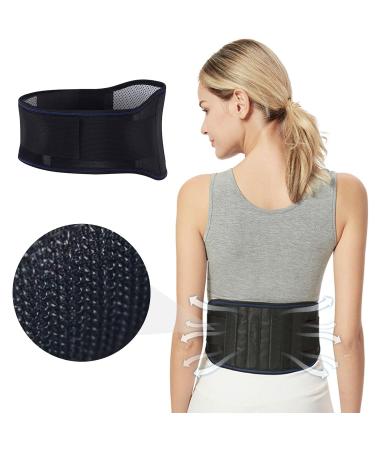 Belly Heating Magnetic Therapy Waist Belt for Back Support & Kidney Protection - XXL Black | Thermal Insulation & Self-Heating - Buy Online on GoSupps.com