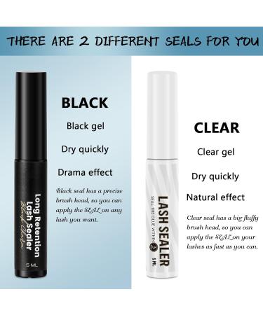 Buy Lash Clusters Overnighter 5ML - Ultimate Lash Sealant for Healthy Long-lasting Cluster Lashes (Black - Buy Online on GoSupps.com