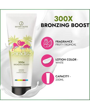 Paradiso 300X Bronzing Boost Lotion - Premium Tanning Solution for Radiant Skin | International Shipping Available - Buy Online on GoSupps.com