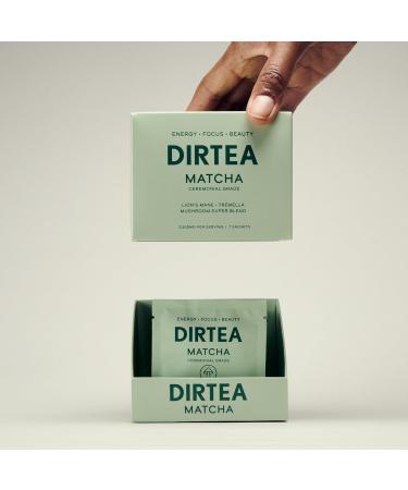  DIRTEA DIRTEA Matcha Powder - 100% Organic Ceremonial Grade Matcha from Japan - Super Mushroom Blend Tea with Lion's Mane & Tremellas - 2500mg Per Serving - Organic 42g - 7 Servings - Buy Online on GoSupps.com