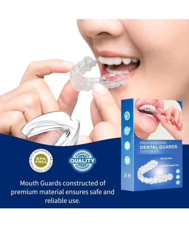 Night Teeth Mouth Guards for Clenching & Grinding - Reusable 4 Piece Set for Sleep - International Shipping Available - Buy Online on GoSupps.com