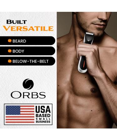 Orbs V2 Electric Groin Hair Trimmer for Men | Waterproof Body Groomer with Two Speeds & Ceramic Blades - Buy Online on GoSupps.com