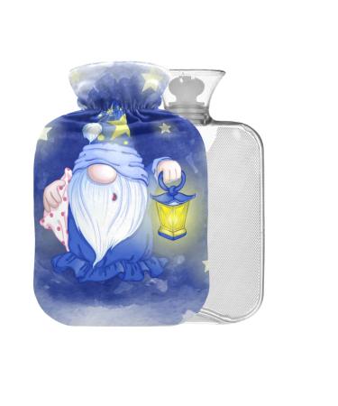 Hot Water Bottle with Cover 2 l Wichtel BPA-free for Pain Relief Cramps