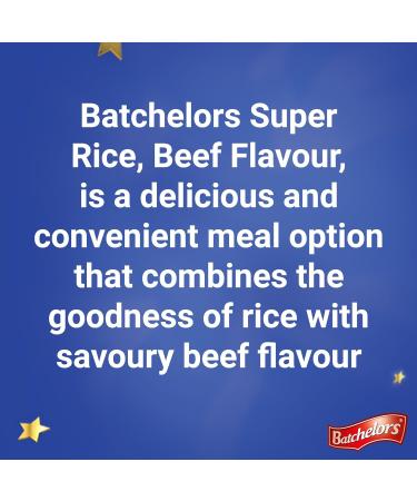 Batchelors Super Rice Beef Flavour Packet Ready Meal 90 g (Pack of 11) - Buy Online on GoSupps.com