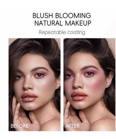  Hobngmuc Blush Cream for Cheeks Blush Makeup Cream - High-Shine Nude Lip Balm Makeup Blush - Long-lasting Warm-Coloring Blush Multifunctional Lip Balm Tinted Makeup - Buy Online on GoSupps.com