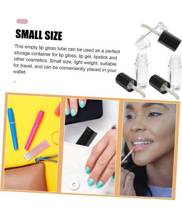  TOVINANNA 5 Pieces Lip Gloss Tube Clear Lip Glosses Empty Lipstick Tube Shiny Lip Gloss Refillable Lip Balm Bottles Shiny Lip Stain Lip Gloss Containers Lip Gloss Bottles Mini - Buy Online on GoSupps.com