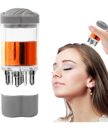 Flacon applicateur d'huile capillaire portable - Peigne de massage du cuir chevelu avec bille roulante - des nutriments - Ajustement pr cis du cuir chevelu pour la croissance des gris - Buy Online on GoSupps.com