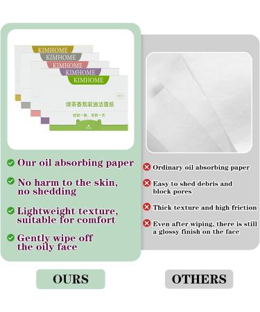 400 Sheets Oil Blotting Paper Oil Absorbent Paper Facial Sebum Absorbing Wipes Face Oil Blotting Paper Sheets Oil Absorbing Sheets Facial Absorbent Paper (Bamboo Charcoal) - Buy Online on GoSupps.com