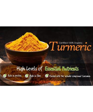 Organic Turmeric & Black Pepper Capsules - 2250mg | 180 Vegan Capsules | Natural Curcumin Source | MySuperfoods - Buy Online on GoSupps.com
