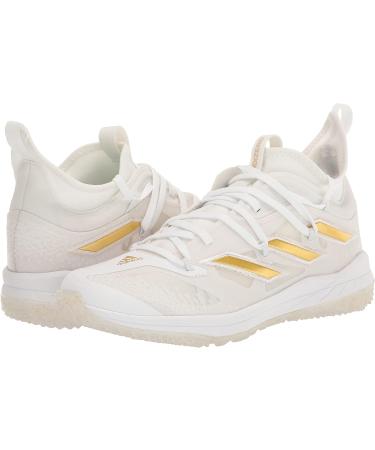 adidas Men's Adizero Afterburner 9 Turf Baseball Shoe 12.5 White/Gold Metallic - Buy Online on GoSupps.com