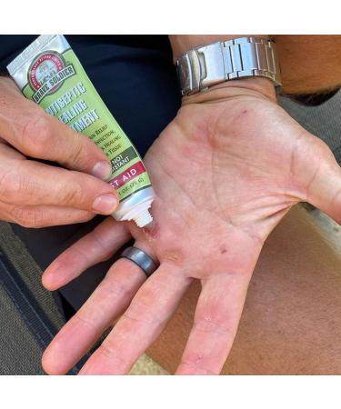 Brave Soldier Antiseptic Healing Ointment 1oz - Tea Tree Oil Cream for Wounds & Burns - Buy Online on GoSupps.com