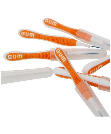 Gum Cep Interdent Viaje 0.9 Cylinder 1412 - 6 Pieces Pack | Orange Interdental Brushes for Travel | International Shipping Available - Buy Online on GoSupps.com