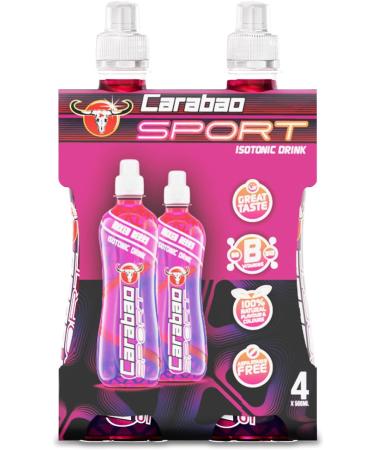 Carabao Sport Energy Drink Mixed Berry 4 x 500ml Bottles Case Isotonic Electrolytes No Aspartame B Vitamins B6 B12 Sports Drink Hydration Performance Fruit Flavour Bulk Crates Multipack - Buy Online on GoSupps.com