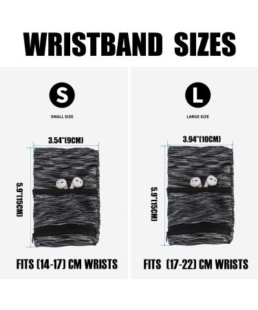 Ultimate Sports Wrist Bag with Zipper - Perfect for Running Jogging Walking Biking & Yoga - Black - Buy Online on GoSupps.com