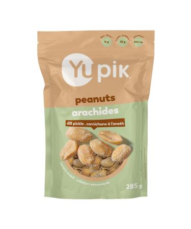 Yupik Dill Pickle Peanuts 285 g Crunchy Savory Snack Made with Natural Ingredients Seasoned Peanuts with Dill Pickle Perfect for Party & Game Night Protein Snacks Source of Fiber