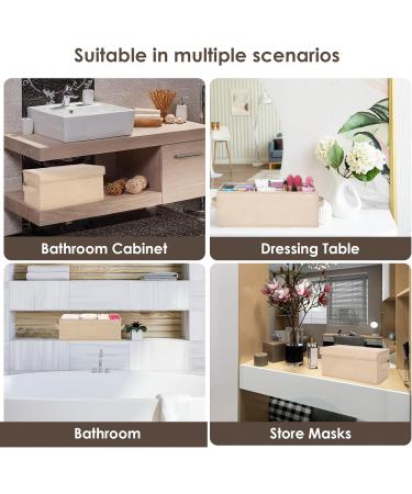 Wanapure Tampon Holder - Multi-Functional Bathroom Organizer with Lid & 3 Movable Partitions | Privacy & Shark Week Storage Solution - Buy Online on GoSupps.com