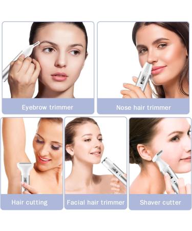 5-in-1 Lady Shaver Electric Razor for Women - Fresion Cordless Electric Face shavers Ladies Razors Eyebrow Trimmer Painless and Portable Bikini Trimmer Wet & Dry Hair Removal for Legs/Underarm - Buy Online on GoSupps.com