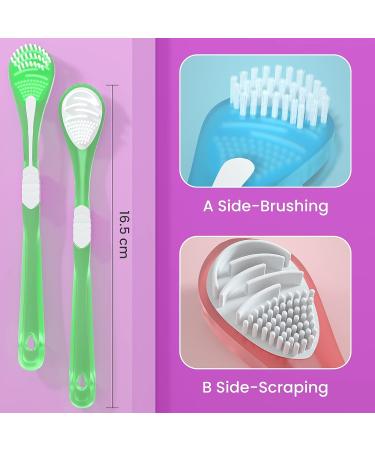Y-Kelin Double-Sided Tongue Scraper & Ultra-Soft Cleaner (3 Pack) - 3 Count - Buy Online on GoSupps.com