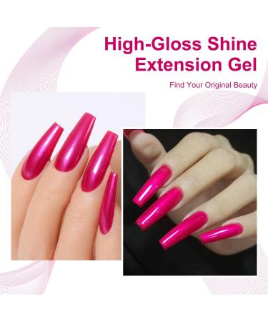 DouborQ Red Nail Polish Long-lasting Glossy Nail Art Varnish (03) Fluorescent Red - Buy Online on GoSupps.com