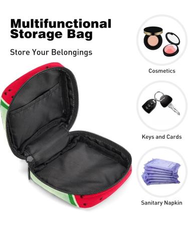 Hello Summer Watermelon Menstrual Cup Bag - Portable Stylish Storage for Women & Girls - 1 PC Multicolored - Buy Online on GoSupps.com