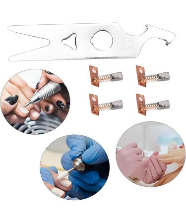 carb nail 11 5 1 2 pairs carbon brush wrench set nail drill handpiece accessory replacement part nail art brushes manipro passport nail drill handpiece - Buy Online on GoSupps.com