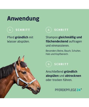 Horse Care24 Mold Shampoo for Horses 5L - Gentle Cleaning & Anti-Yellow Tinge Formula for Bright & Pristine Fur - 5000ml Intensive Care - Buy Online on GoSupps.com