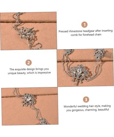 DOITOOL Hair Accessories Western Style Bride Zinc Alloy Rhinestones - Buy Online on GoSupps.com