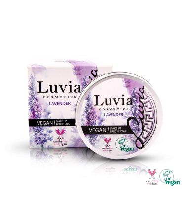 Luvia Brush Cleaner - Lilac Cosmetic Brush Soap 100g | XXL Makeup & Beauty Blender Cleaner | Effective & Floral Formula - Buy Online on GoSupps.com