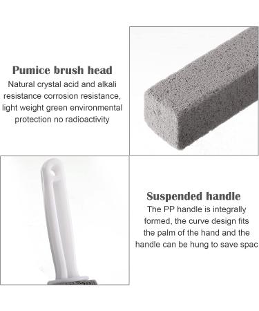 2 Pack Pumice Stone Toilet Cleaner with Handle | Effective Bathroom & Kitchen Cleaning Block | Pumice Toilet Brush Replacement - Buy Online on GoSupps.com