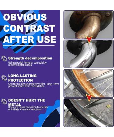 Cohbskj Powerful Metal Rust Remover WX-101B Rust Remover for Metal Iron Out Rust Stain Remover Powerful and Fast Rust Removal (500ML) - Buy Online on GoSupps.com