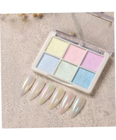 6 Colors Chrome for Nails Nail Glitter Powder Nail Art Pigment Powder Set for DIY Nail Decor - Buy Online on GoSupps.com