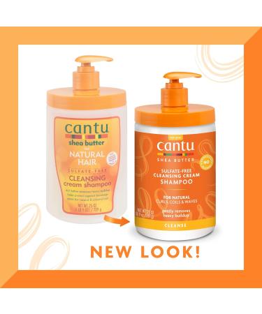 Cantu Cleansing Cream Shampoo 709g SALON SIZE Unscented - 1 Pack - Buy Online on GoSupps.com