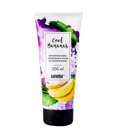 Anwen Cool Bananas Banana color cooling mask for blonde hair 200ml Color Cooling Mask voor blond haar