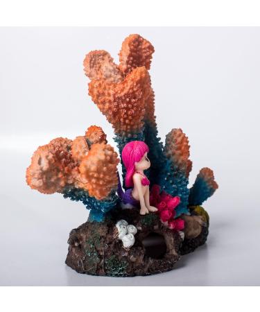 Buy TAOMYPETS Coral Decor for Aquariums Realistic Resin Coral Reef Ornaments | Enhance Your Fish Tank with Stunning Aquarium Decorations - Buy Online on GoSupps.com