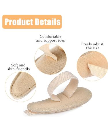 CZEUTB 2Pcs Hammer Toe Straightener Set for Toe Separation and Correcting Toe Alignment - Toe Splint Corrector with Elastic Bands for Improved Foot Health - Buy Online on GoSupps.com