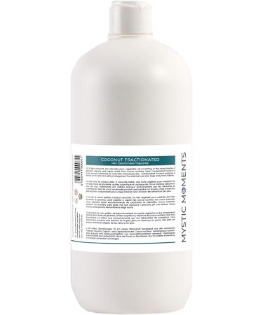 Buy Mystic Moments 100% Pure Fractionated Coconut Oil - 1 Liter Carrier Oil for Skin & Hair - International Shipping Available - Buy Online on GoSupps.com