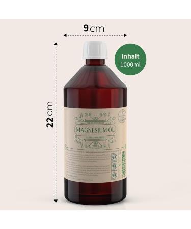 Viroxidine Zechstein Magnesium Oil 1000ml | 100% Natural Magnesium Chloride | Premium German Quality | High-Quality Pharmacy Bottle - Buy Online on GoSupps.com