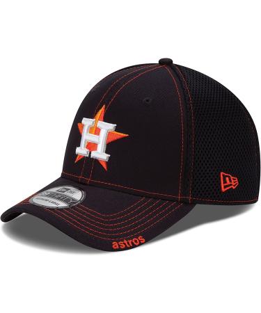 New Era MLB Neo Team Color 39Thirty Stretch Flex Fit Hat Cap Medium-Large Houston Astros