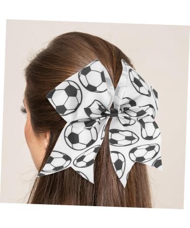 Beatifufu Soccer Hair Accessories for Girls Soccer Bow Hair Tie Bows for Hair Cute Hair Ties Hair Ribbon Kids Hair Accessories for Girls Bow for Hair Swallowtail Child Bow Tie Thread Webbing - Buy Online on GoSupps.com